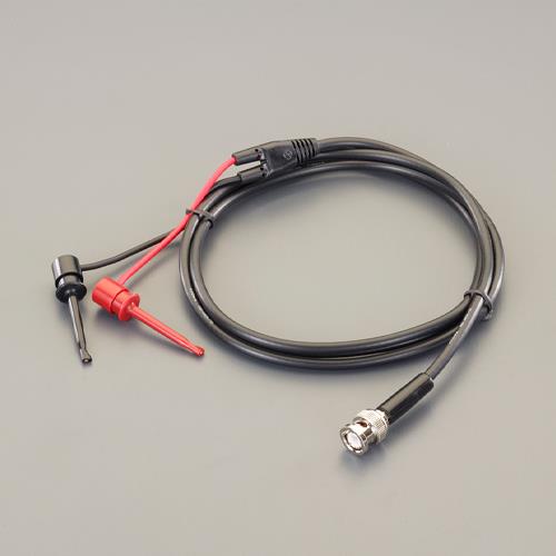 テイシン電機 1500mm 同軸テストリード(BNCプラグ/ICクリップ分岐) CCA-101-015
