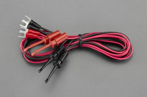 テイシン電機 1000mm/0.3mm2 テストリード(クリップ・Y形端子/4本) TLA-33