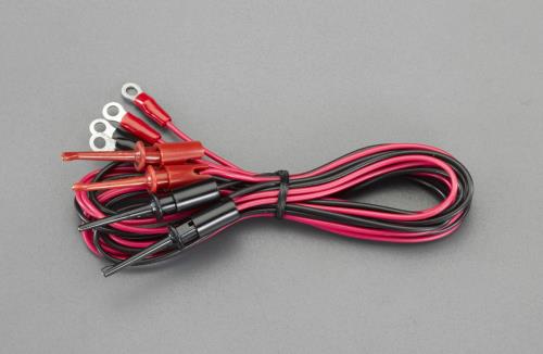 テイシン電機 1000mm/0.3mm2テストリード(クリップ・丸形端子/4本) TLA-39