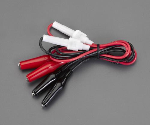 テイシン電機 1000mm テストリード(両端クリップ/ヒューズホルダー/2本) TLA-91