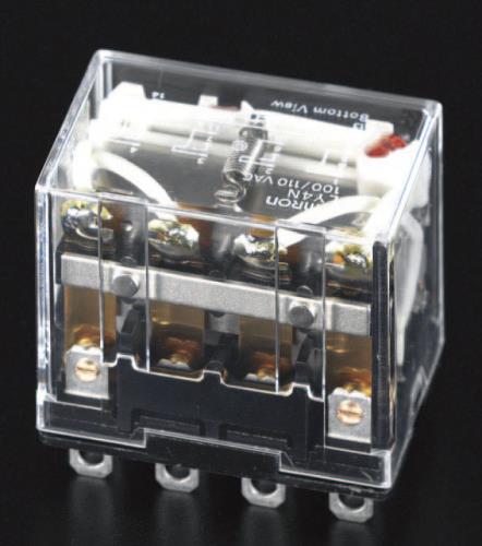 オムロン(omron) AC100V/4c/10A 汎用リレー LY4