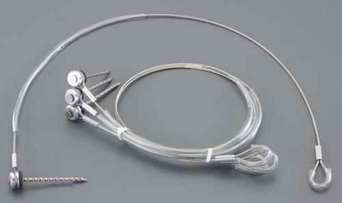 日本アンテナ φ2x670mm アンテナ支線止め(ステンレス製/4本) WA6504-SP