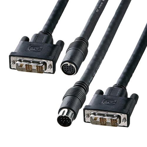 サンワサプライ 15m DVI工事配線ケーブル(シングルリンクモード用) KC-DVI-K150