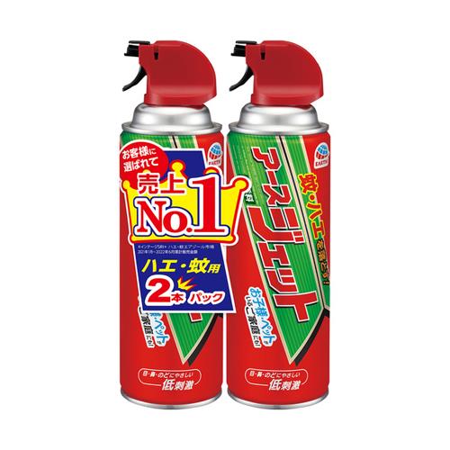 ESCO(エスコ) 450ml 蚊・殺虫剤(アースジェット/2本) EA941B-6A