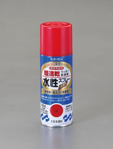 ESCO(エスコ) 300ml 水性多用途スプレー(赤) EA942EB-35