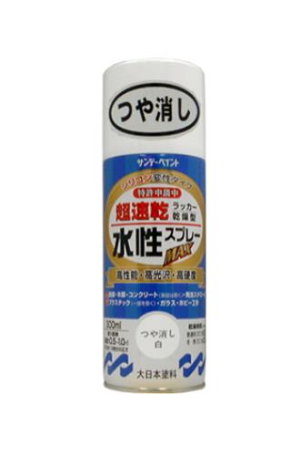 ESCO(エスコ) 300ml 水性多用途スプレー(つや消し白) EA942EB-44