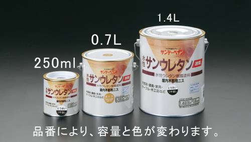 ESCO(エスコ) 1.4 L 速乾水性・木部ニス(透明つや消し) EA942EL-22