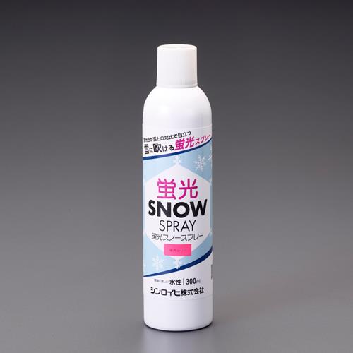 ESCO(エスコ) 300ml 蛍光マーキングスプレー(雪面用/レッド) EA942EV-41