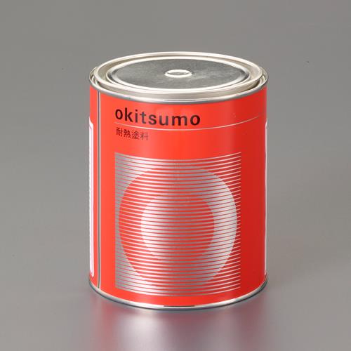 ESCO(エスコ) 3.0kg 耐熱塗料(艶消し・シルバー) EA942FC-11