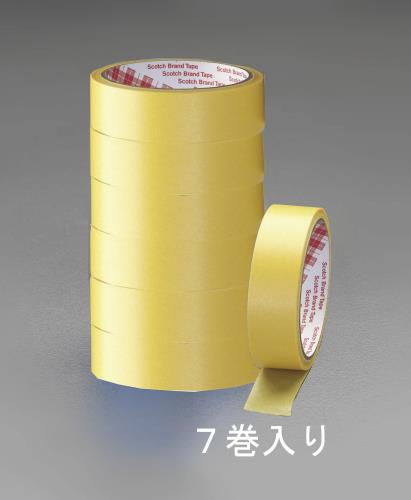 3M（スリーエム） 18mmx18m マスキングテープ(塗装用 7巻) 24418X18