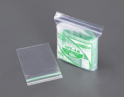 生産日本社(セイニチ) 85x 60mm ポリ袋(チャック付/100枚) GP B-4