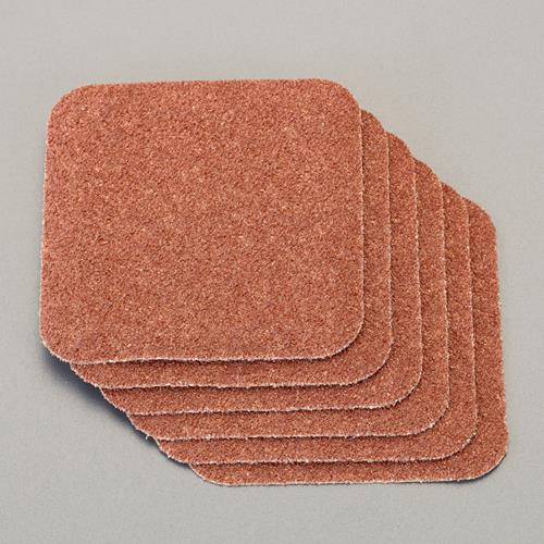 ESCO(エスコ) 70x70mm 滑り止めシート(屋外用・茶/6枚) EA944DA-1