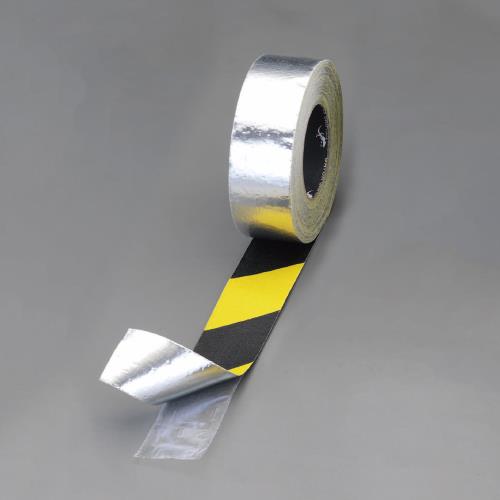 ESCO(エスコ) 100mmx18.3m 滑り止めテープ(裏面アルミ/トラ) EA944DB-47