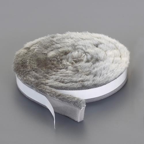 ニトムズ 10x30mm/ 2m すき間テープ(毛付き/グレー) E0390