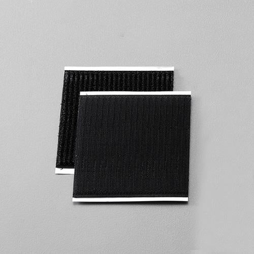 ESCO(エスコ) 100x100mm マジックテープ(粘着付/黒) EA944MB-26