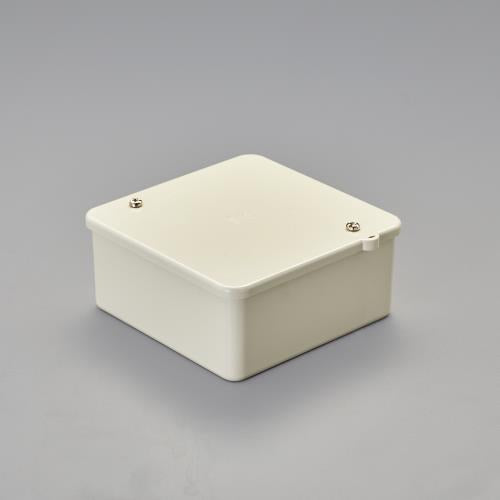 未来工業 中形四角アウトレットボックス(浅型/ノック無/ベージュ) PVK-AOJ