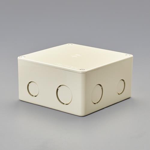 未来工業 150x150x 75mm プルボックス(正方形/ノック付) PVP-1507NJ