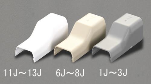 未来工業 18x40mm モール継手コーナー(プラスチック/ベージュ/10個) MLC-1J