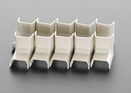 未来工業 23x54mm モール継手内曲(プラスチック/ベージュ/10個) MLI-2J