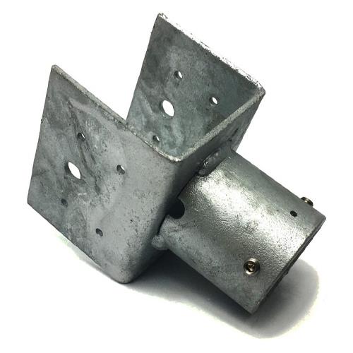 ESCO(エスコ) 48.6mm 単管パイプベース支柱金具( 90mm用) EA948TF-27