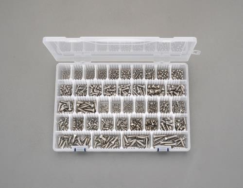 ESCO(エスコ) 2- 6mm 鍋・皿頭 タッピングビスセット(ステンレス製) EA949AL-3