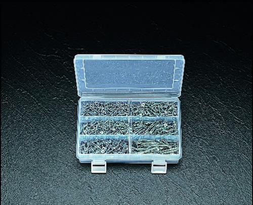 ESCO(エスコ) 2.7-4.5mm 皿頭木ねじセット(ユニクロメッキ) EA949EB