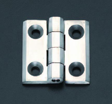 イマオコーポレーション 40 x 40 mm フラットヒンジ(ステンレス製) FTH4040HC-SUS
