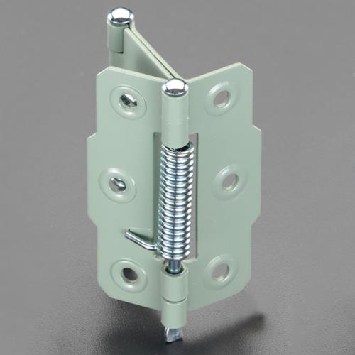 ESCO(エスコ) 65x 22mm 丁番(両開/スプリング入/スチール製) EA951CU-1A