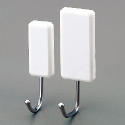 ESCO(エスコ) 25x35x75mm フック(ステンレス製 アイボリ/2個) EA951D-5WA