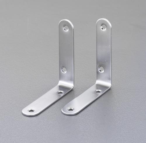 ESCO(エスコ) 75x75x18mm 金折(ステンレス製/2個) EA951EF-575