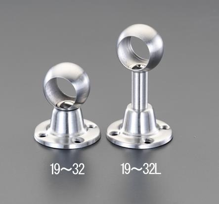 ESCO(エスコ) 75mm(19mm) ブラケット(中間用 ステンレス製) EA951EK-19L