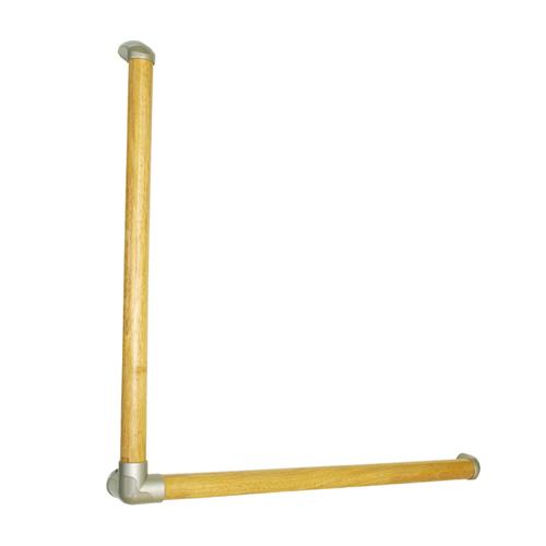 ESCO(エスコ) φ35x 600mm 木製手すり(L型) EA951EL-7