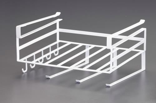 ESCO(エスコ) 305x260x160mm 吊り棚(スチール製/ホワイト) EA951FE-114