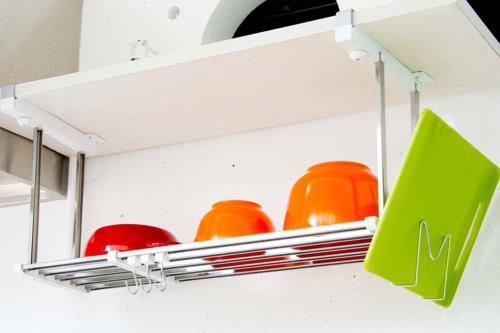 田窪工業所 500/950x260x300mm 伸縮吊り棚 HM1-90LK