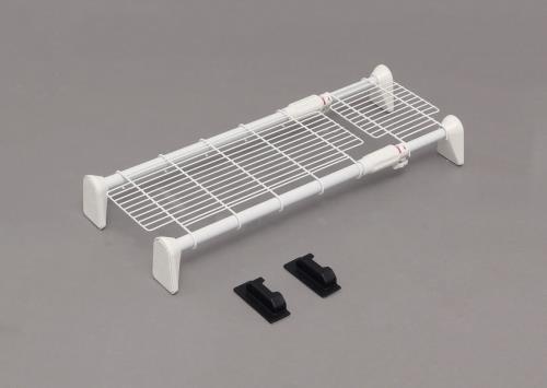 アイリスオーヤマ(IRIS OHYAMA) 550- 750x270mm 伸縮突っ張りメッシュ棚 H-J-M55