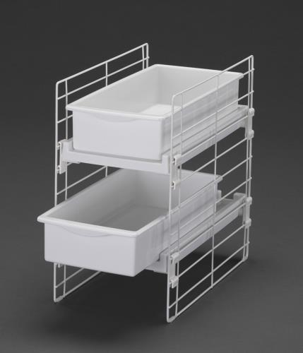 アイリスオーヤマ(IRIS OHYAMA) 225x395x395-435mm スライドトレー UST-2V