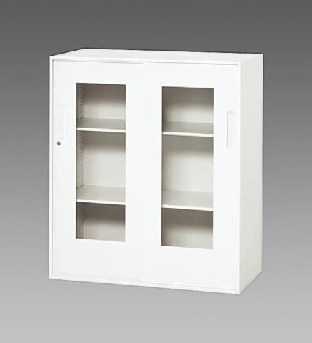 ダイシン工業 900x450x1030mm 収納庫(引き戸/アクリル戸) V945-11SG