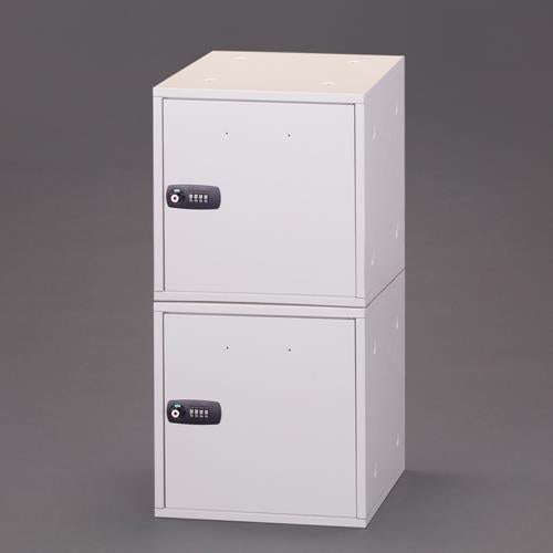 ESCO(エスコ) 350x350x350mm(2個) セキュリティキャビネット(連結式) EA954DJ-82