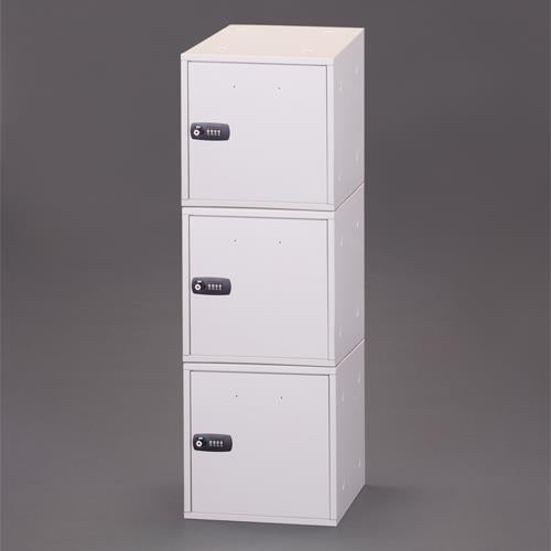 ESCO(エスコ) 350x350x350mm(3個) セキュリティキャビネット(連結式) EA954DJ-83