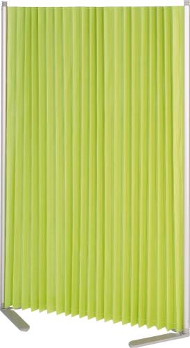 ライオン事務器(LION) 462-1800x404x1529mm 伸縮パーテーション(防災/緑 62495
