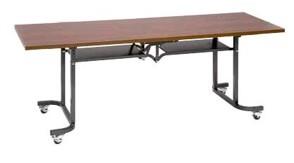 アイリスチトセ 1800x750x700mm テーブル(折畳式/ローズ) FT-1875 RO