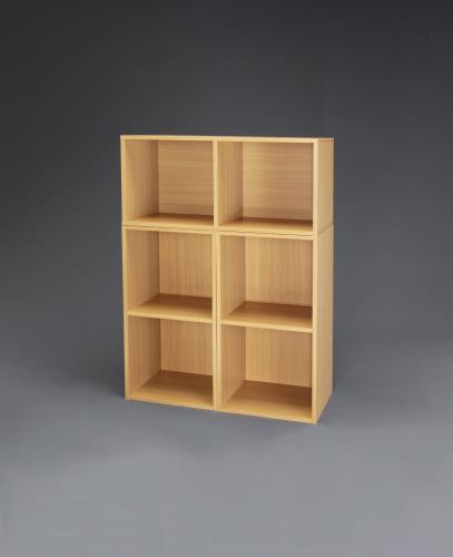 ESCO(エスコ) 370x300x740mm 木製収納棚(連結式/3個) EA954EF-3