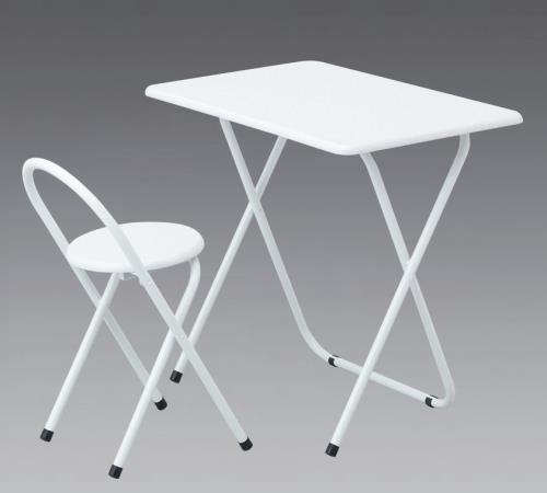 ナカバヤシ 800x500x710mm デスク(折畳式/チェア-付) FDC-101W