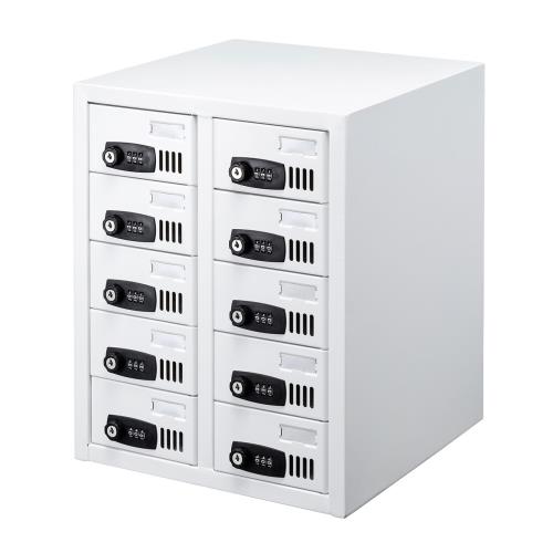 サンワサプライ 340x340x432mm スマートフォン収納キャビネット CAI-CABSP51