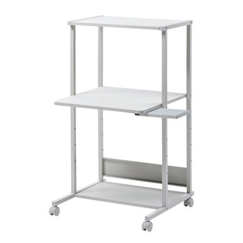サンワサプライ 650x610x1150mm パソコンデスク RAC-EC36N