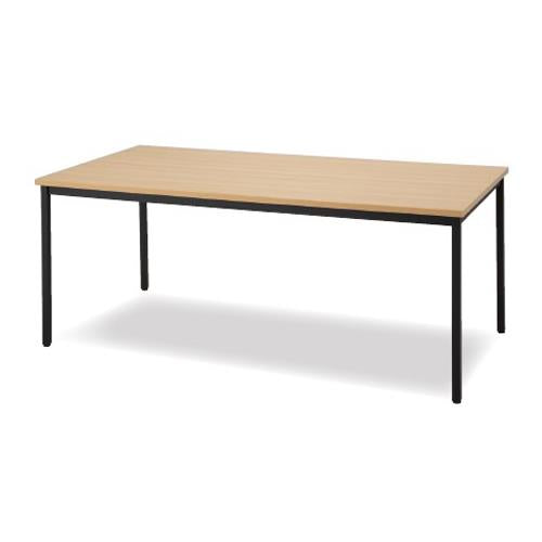 アイリスチトセ 1200x750x700mm ミーティングテーブル(ナチュラル) CSOT-1275-PK-N/B