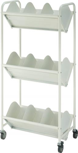 ライオン事務器(LION) 603x352x1279mm ワゴン(キャスター付) 22534