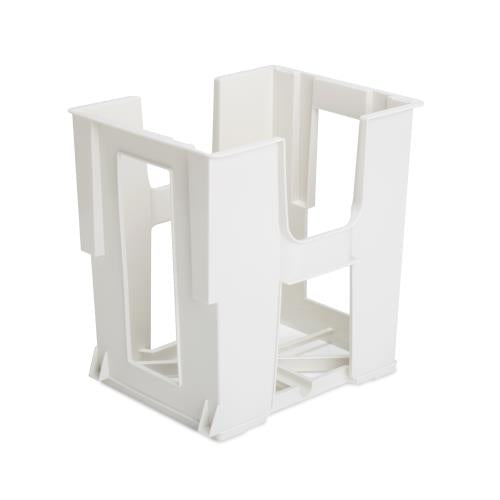 テラモト 365x285x365mm 新聞ストッカー(ホワイト/4個) DS-250-200-8