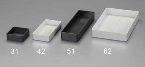 セキセイ(sedia) 152x239x35mm デスク引き出し用トレー(黒) GRN-5653