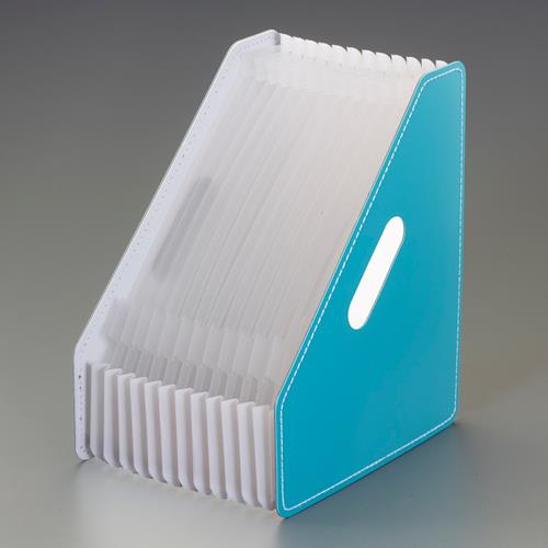 セキセイ(sedia) 20-330x260x325mm ファイルスタンド(伸縮式/ブルー) FB-2381